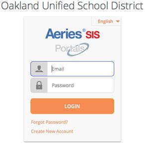 ousdparent portal and student portal with aeries