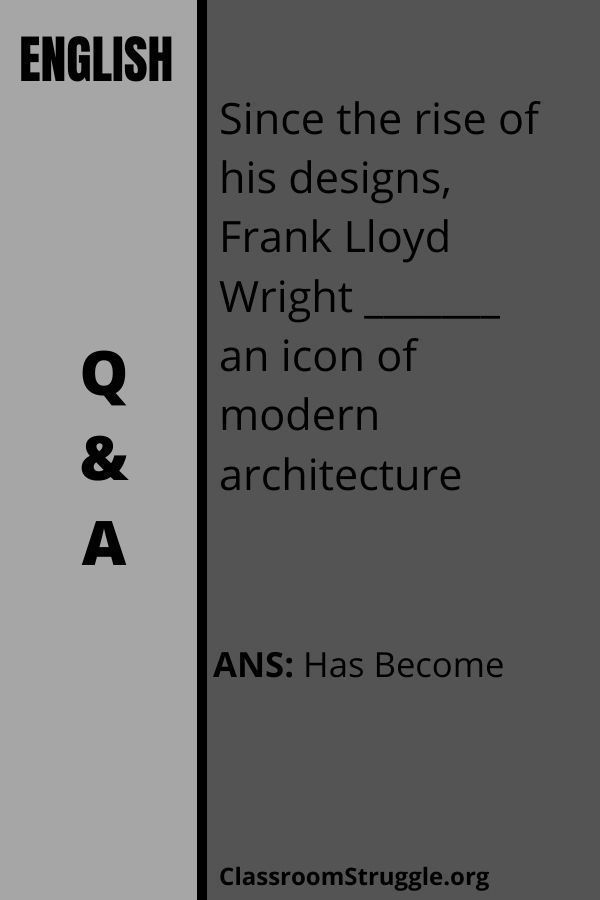 Since the rise of his designs Frank Lloyd Wright an icon of modern architecture