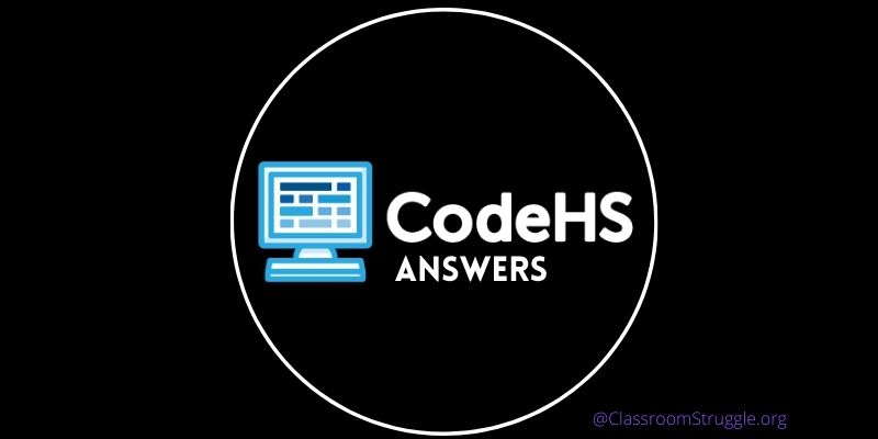 CodeHs ANSWERS