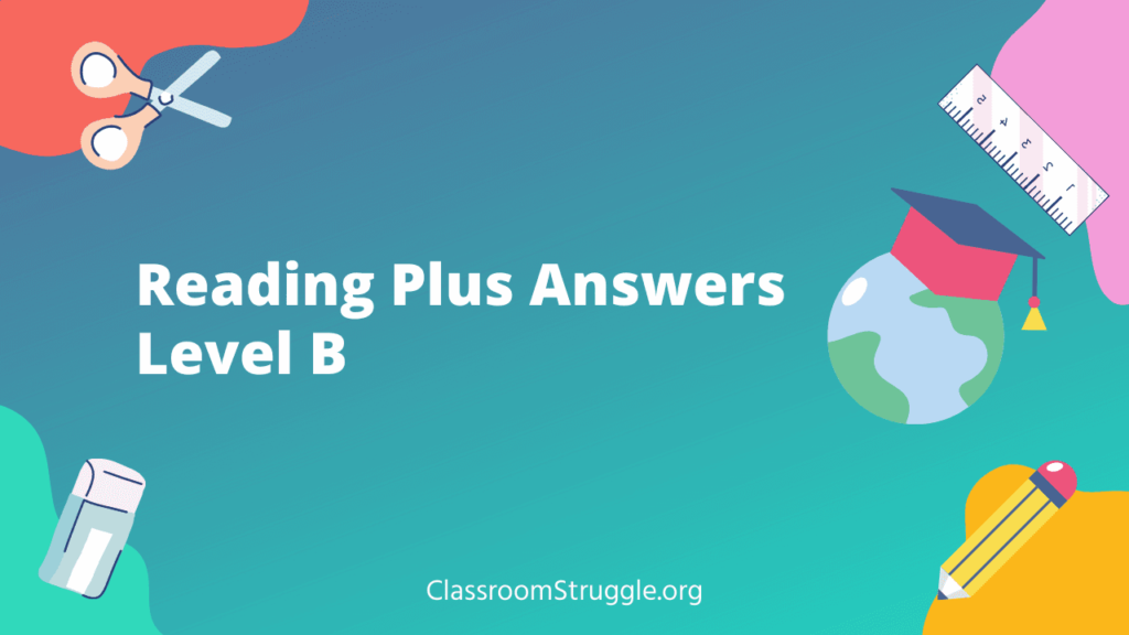 Reading Plus Answers Level B